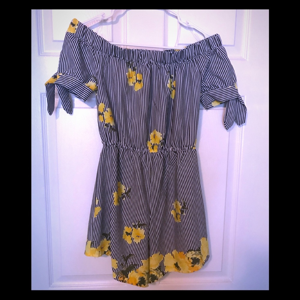 Off the shoulder romper